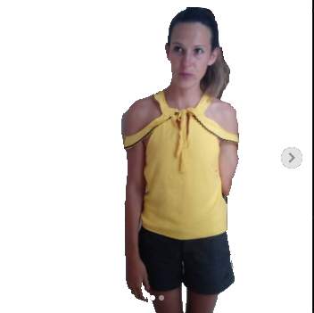 Tee-shirt jaune - rouge