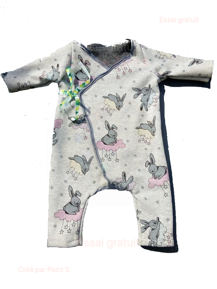 Grenouillère bébé magique
