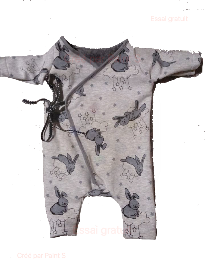 Grenouillère bébé magique