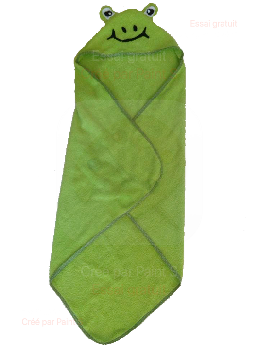 Cape de bain Grenouille