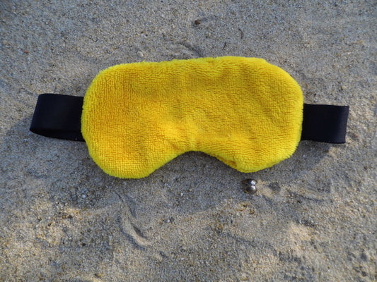 Masque de nuit jaune doux
