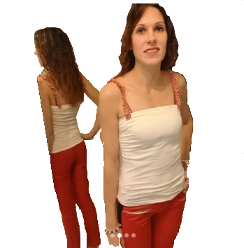 Jean Slim sur mesure rouge