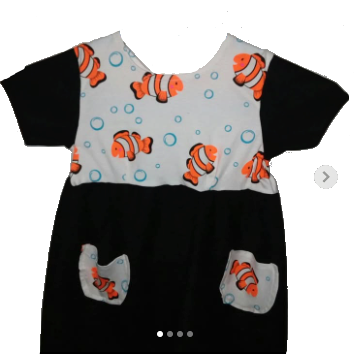 Robe enfant 1 an et sac assorti