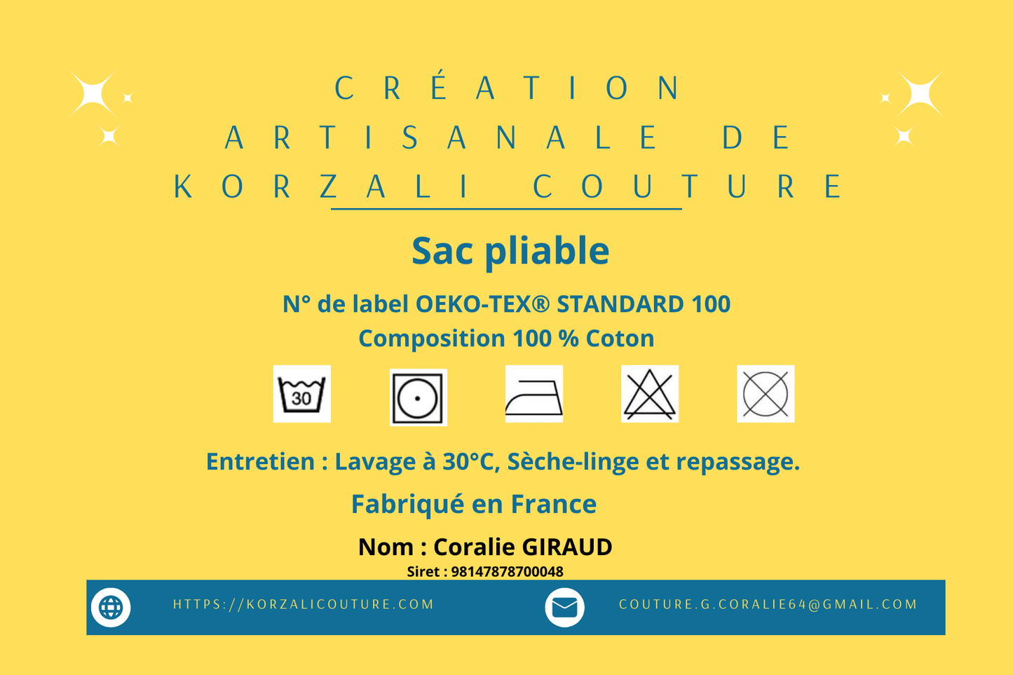 Sac pliable sur le thème de Noël